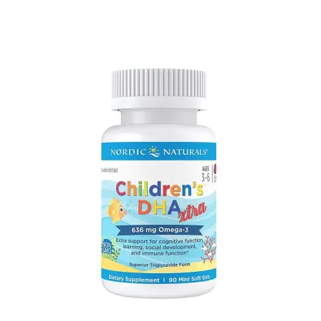 Nordic Naturals Children's DHA Xtra (90 Softgels, Berry Punch) - Nordic Naturals