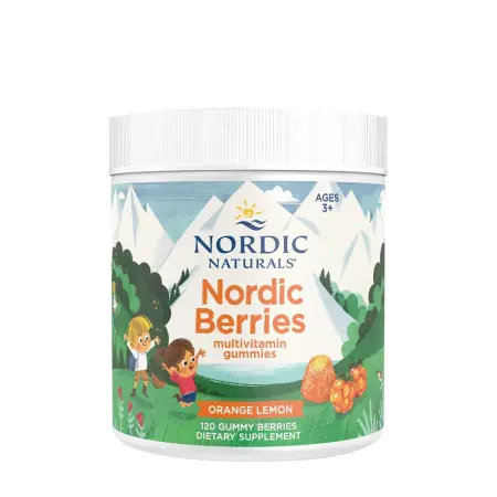 Nordic Naturals Nordic Berries Multivitamin Gummies (120 gummies, Orange-Lemon) - Nordic Naturals