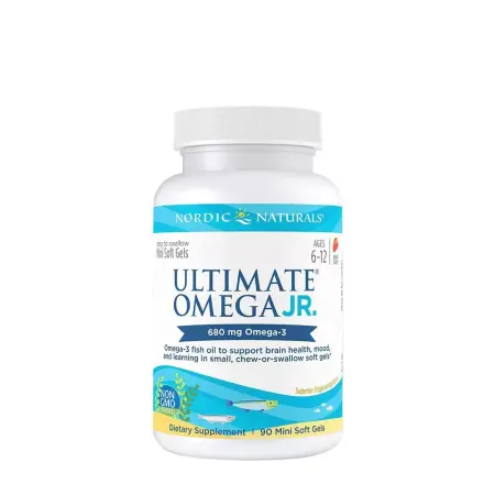 Nordic Naturals Ultimate Omega Junior (90 Softgels, Strawberry) - Nordic Naturals