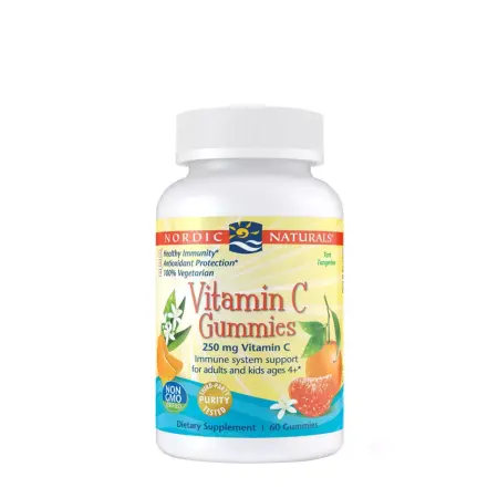 Nordic Naturals Vitamin C Gummies 250 mg (120 gummies, Tangerine) - Nordic Naturals