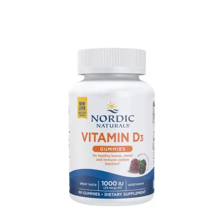 Nordic Naturals Vitamin D3 Gummies (60 Gummies, Wild Berry) - Nordic Naturals