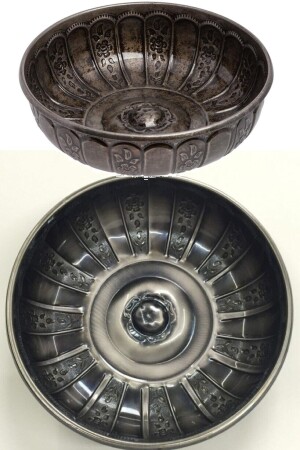 Nostalgic Ottoman Dynasty Iron Bath Stone Antiqued Nickel Color 20 Cm BTS56199505 - BİTERSE