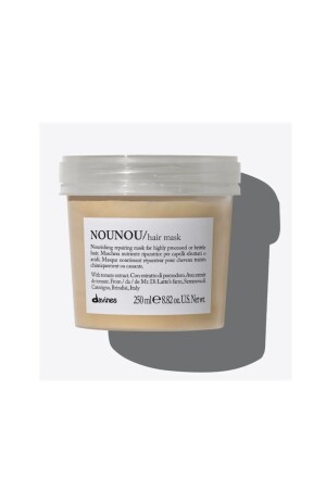 Nounou Nährende natürliche Haarmaske für strapaziertes und trockenes Haar 250 ml - Davines