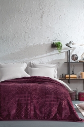 Nova Double Emboss Blanket - Cherry YTSGRPIST-1524077 - Yataş
