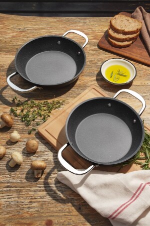 Nova Pro 2 Piece Granite Pan Set Steel Handle M60052500-50051 - Hisar