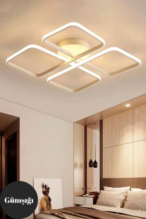 Novem White Plafonier Ultra Super Daylight LED Chandelier novem-b-02 - Elektroyou