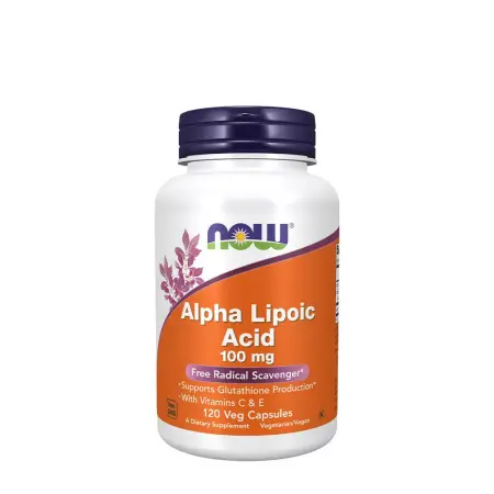 Now Foods Alpha Lipoic Acid 100 mg (120 Veg Capsules) - Now Foods