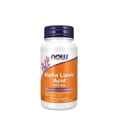 Now Foods Alpha Lipoic Acid 100 mg (60 Veg Capsules) - Now Foods