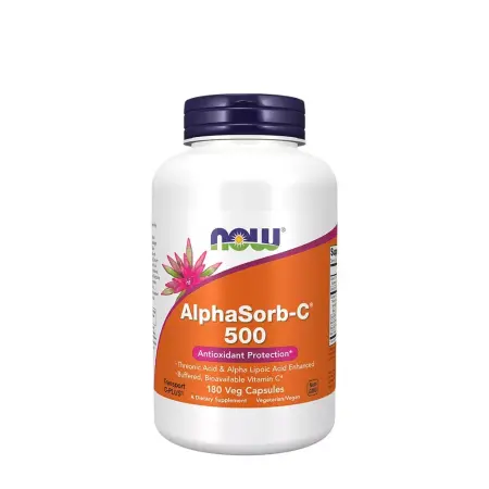 Now Foods AlphaSorb-C™ 500 (180 Veg Capsules) - Now Foods