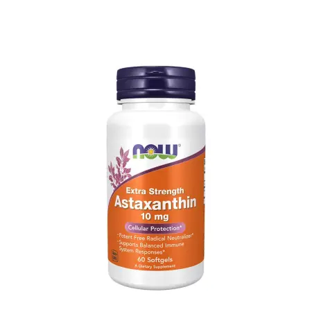 Now Foods Astaxanthin Extra Strength 10 mg (60 Softgels) - Now Foods