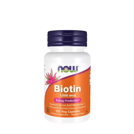 Now Foods Biotin 1000 mcg (100 Capsules) - Now Foods