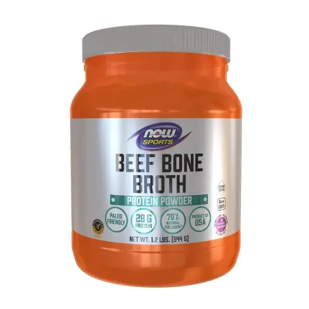 Now Foods Bone Broth, Beef Powder (544 g) - Now Foods