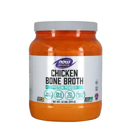Now Foods Bone Broth, Chicken Powder (544 g) - Now Foods