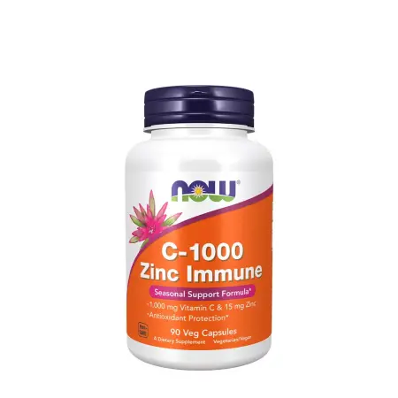 Now Foods C-1000 Zinc Immune (90 Veg Capsules) - Now Foods