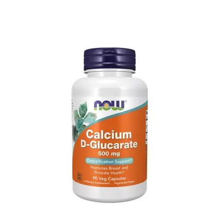 Now Foods Calcium D-Glucarate 500 mg (90 Veg Capsules) - Now Foods