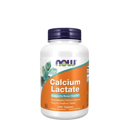 Now Foods Calcium Lactate (250 Tablets) - Now Foods