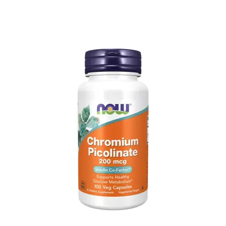 Now Foods Chromium Picolinate 200 mcg (100 Veg Capsules) - Now Foods