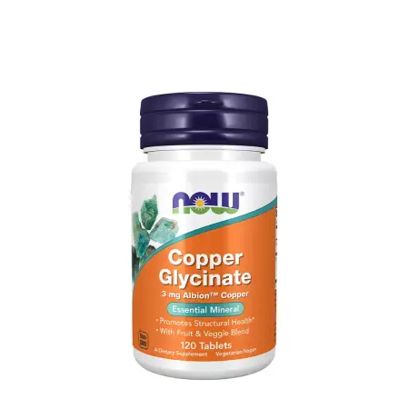 Now Foods Copper Glycinate 3 mg (120 Tablets) - Now Foods