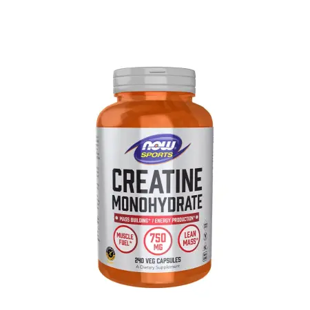 Now Foods Creatine Monohydrate 750 mg (240 Veg Capsules) - Now Foods
