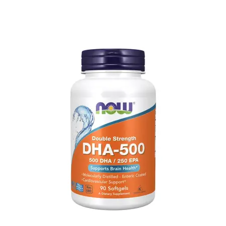 Now Foods DHA-500, Double Strength Softgels (90 Softgels) - Now Foods