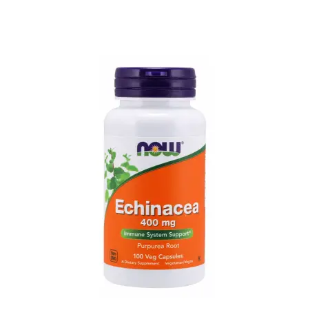 Now Foods Echinacea 400 mg (100 Capsules) - Now Foods