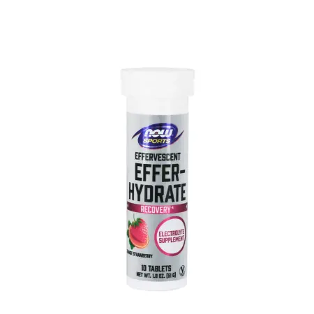 Now Foods Effer-Hydrate Effervescent (10 Effervescent Tablets, Lemon Lime) - Now Foods