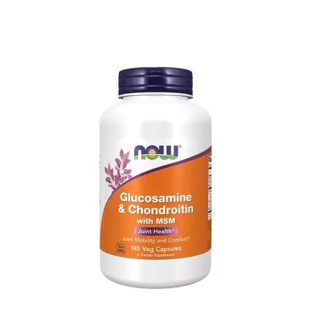 Now Foods Glucosamine & Chondroitin with MSM (180 Capsules) - Now Foods