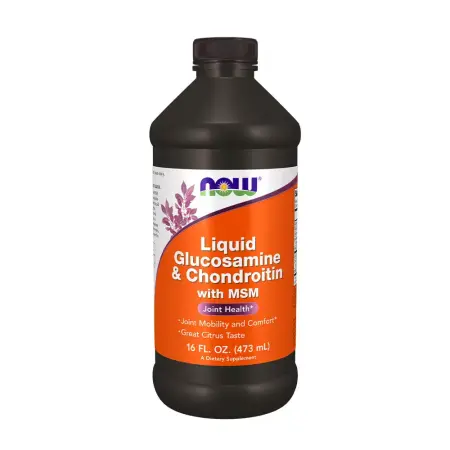 Now Foods Glucosamine & Chondroitin with MSM Liquid (473 ml) - Now Foods