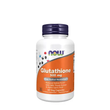 Now Foods Glutathione 500 mg (60 Veg Capsules) - Now Foods