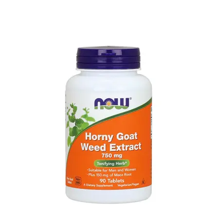 Now Foods Horny Goat Weed Extract 750 mg (90 Tablets) - Now Foods