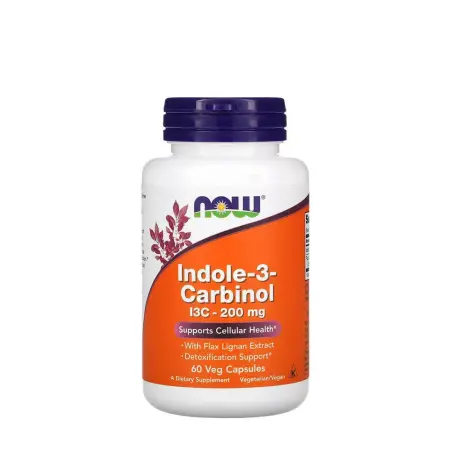 Now Foods Indole-3-Carbinol (I3C) 200 mg (60 Veg Capsules) - Now Foods