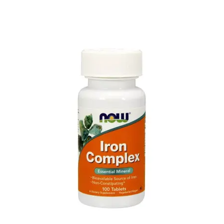 Now Foods Iron Complex Vegetarian (100 Tablets) - Now Foods