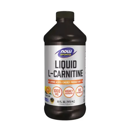 Now Foods L-Carnitine Liquid 1000 mg (473 ml, Citrus) - Now Foods