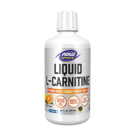 Now Foods L-Carnitine Liquid 1000 mg (946 ml, Citrus) - Now Foods