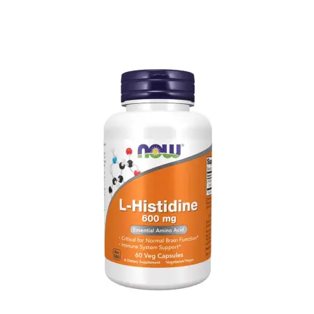 Now Foods L-Histidine 600 mg (60 Veg Capsules) - Now Foods