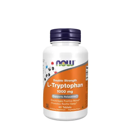 Now Foods L-Tryptophan 1000 mg (60 Tablets) - Now Foods