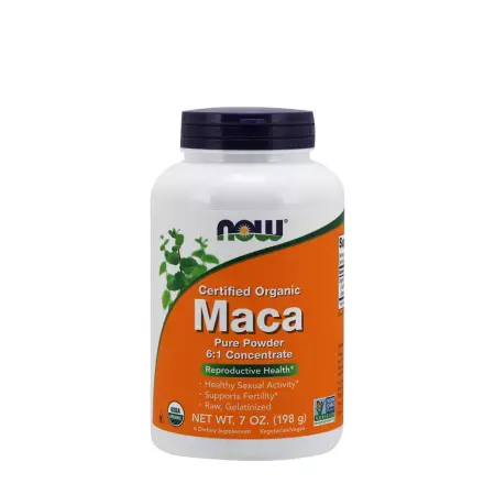 Now Foods Maca Pure Powder, Organic (198 g) - Now Foods