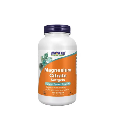 Now Foods Magnesium Citrate 134mg (180 Softgels) - Now Foods