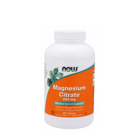 Now Foods Magnesium Citrate 200 mg (250 Tablets) - Now Foods