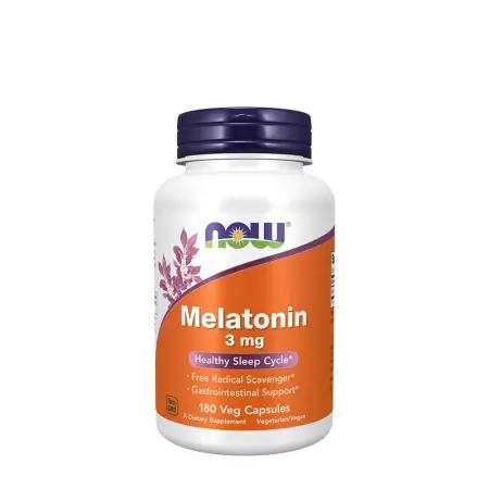 Now Foods Melatonin 3 mg (180 Capsules) - Now Foods
