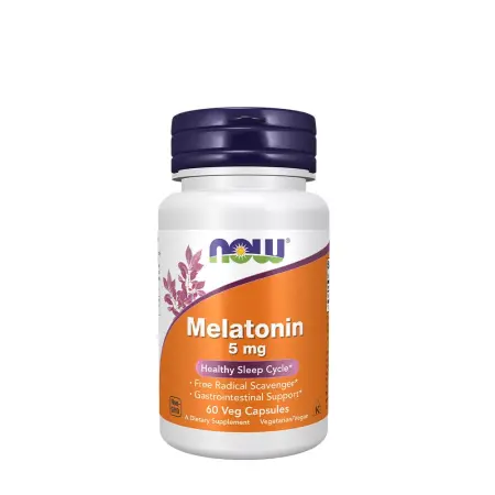 Now Foods Melatonin 5 mg (60 Veg Capsules) - Now Foods