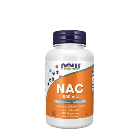 Now Foods NAC 600 mg Veg Capsules (100 Veg Capsules) - Now Foods