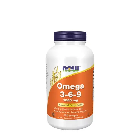 Now Foods Omega 3-6-9 1000 mg (250 Softgels) - Now Foods