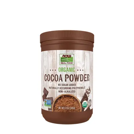 Now Foods Organic Cocoa Powder (12 oz.) - Now Foods