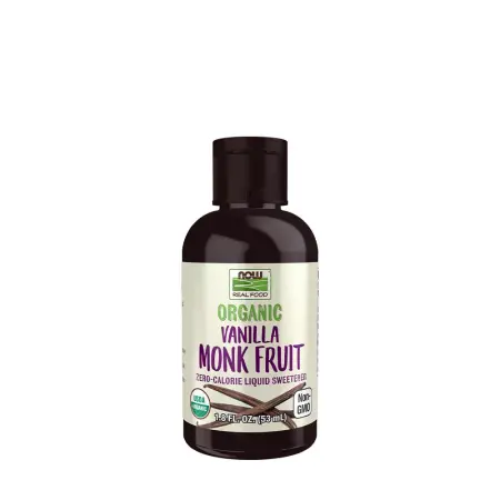 Now Foods Organic Liquid Monk Fruit (53 ml, Vanilla) - Now Foods