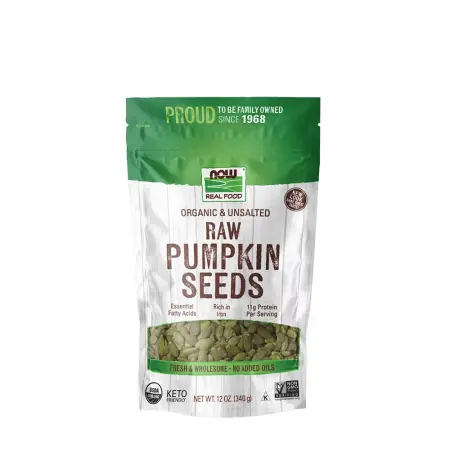 Now Foods Organic Pumpkin Seeds (340 g) - Now Foods