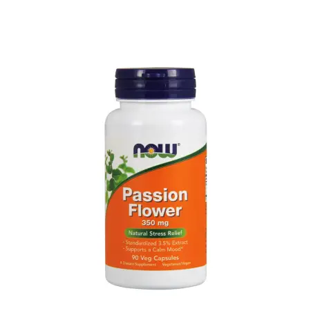 Now Foods Passion Flower 350 mg (90 Veg Capsules) - Now Foods