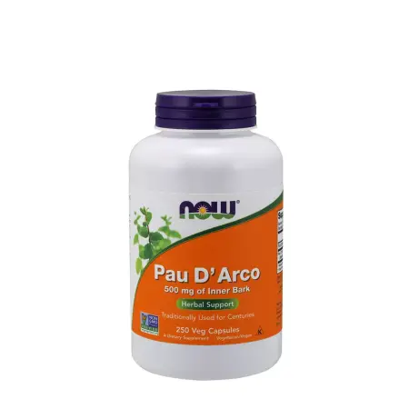 Now Foods Pau D' Arco 500 mg (250 Veg Capsules) - Now Foods