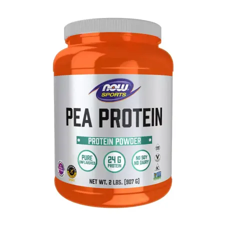 Now Foods Pea Protein, Pure Unflavored Powder (907 g) - Now Foods