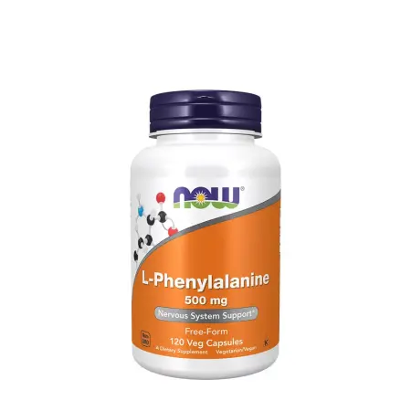 Now Foods Phenylalanine 500 mg (120 Veg Capsules) - Now Foods